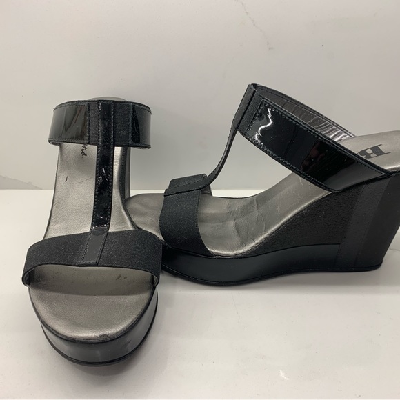 Browns Black Platform Shoes sz 39 perfect condition - Picture 6 of 7